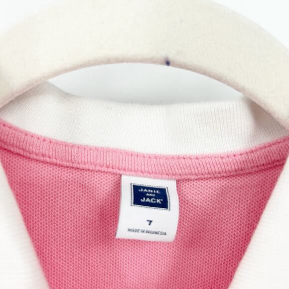 Janie and Jack Girls Tennis Pickleball Sleeveless Dropwaist Polo Dress Size 7 - Picture 5 of 8